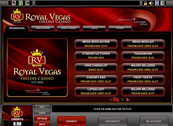 royal vegas casino accueil